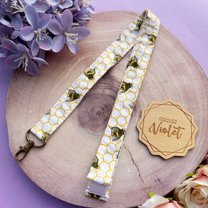 Honey Bee Lanyard