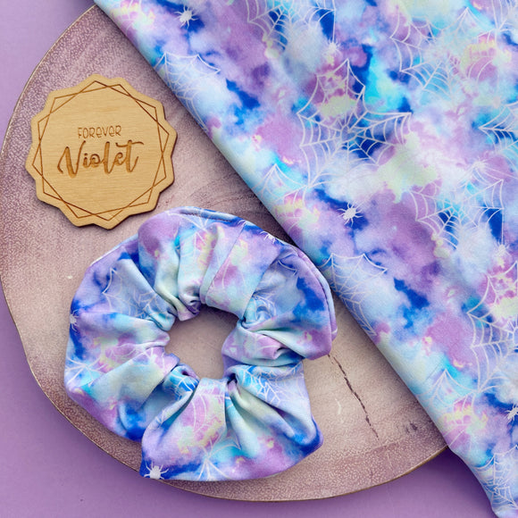 Tie Dye Webs Scrunchie